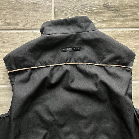 Burberry Womens Golf Vest - Black Full Zip - Size X-Small - 100% authentic - Picture 9 of 10